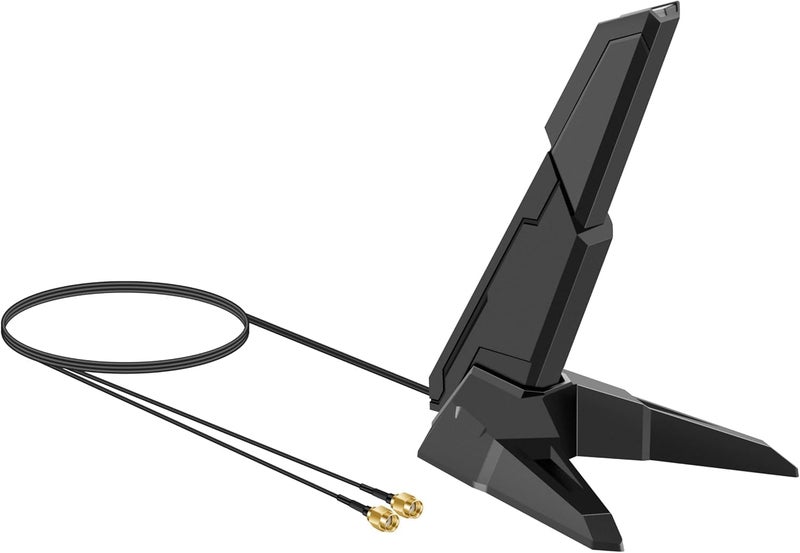 slinkdsco هوائي RP-SMA ثلاثي النطاق WiFi 6E WiFi 7 للأداء المتفوق للوحة الأم MSI MAG B550/ B550M-VC/ B550M PRO-VDH/MAG B650/ PRO B650M-A/ B760/ PRO B760-P/MAG B760M/ Z790/ PRO Z790-A MAX للألعاب - Image 2